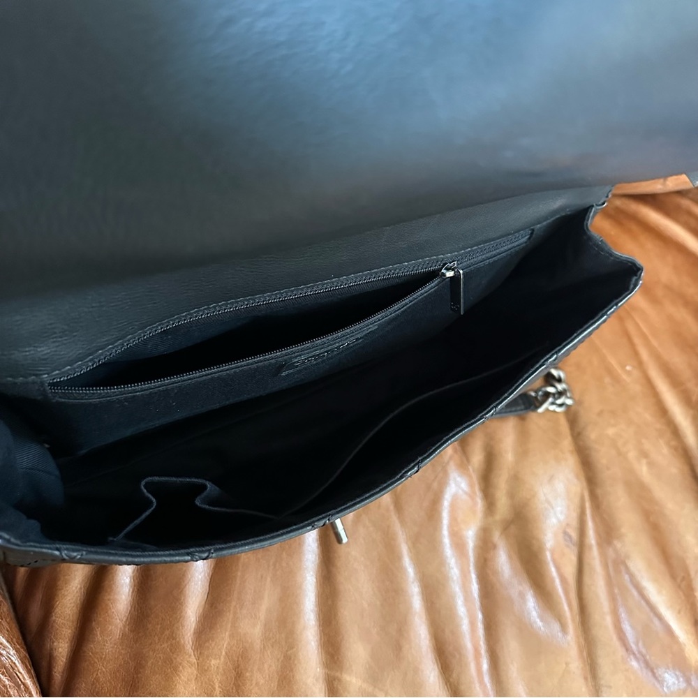 Chanel 2014 Black Quilted Calfskin Leather Paris-Dallas Ride Western Saddle Bag - Picture 13 of 15